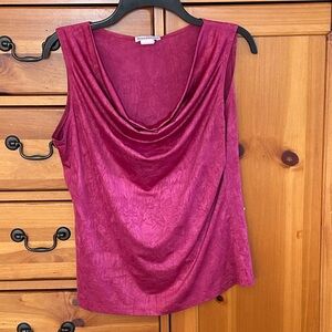 Elegant Pink Sleeveless Top